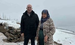 Ahırı çöken Zine teyzeye belediye başkanı yeni ahır için destek çıktı