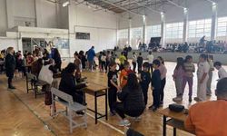 Aliağa'da bin 120 öğrenci sportif yetenek yaramasından geçti