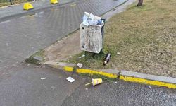 Altyapı panosunu çöp kutusuna çevirdiler