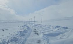 Ardahan'da kar nedeniyle 19 köy yolu ulaşıma kapandı