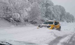 Artvin'in Şavşat ilçesinde eğitime kar engeli