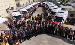 Aydın'da acil sağlık filosuna 16 yeni ambulans