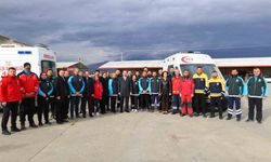 Aydın'da UMKE personeline ambulans sürüş güvenliği eğitimi