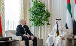 Azerbaycan Cumhurbaşkanı Aliyev, BAE Devlet Başkanı Nahyan ile bir araya geldi