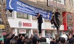 Batman'da pankart gerginliğinde 5 gözaltı