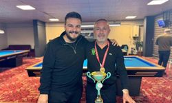 Bilardoda şampiyon Muzaffer Kahraman