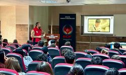 Bilecik'te 'Gençlik Ve Güvenli Gelecek Projesi' kapsamında öğrencilere bilgilendirme