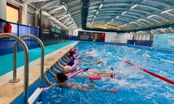 Bilecik'te yüzme antrenmanları devam ediyor