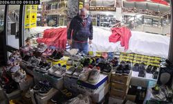 Bir mağazadan mont diğerinden ayakkabı çaldı: O anlar kamerada