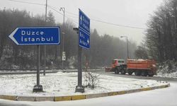 Bolu Dağı'nda kar yağışı başladı