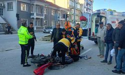 Burdur'da motosiklet ile otomobil çarpıştı: 1 yaralı