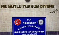 Bursa'da 1 kilo 280 gram esrar ele geçirildi