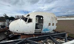 Bursa'da hurdacıdaki Boeing 747 uçak görenleri şaşkına çeviriyor