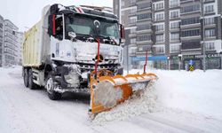 Büyükşehir'in kar timleri 7/24 sahada