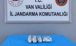 Çaldıran'da 1 kilo 978 gram kubar esrar ele geçirildi