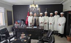 Çan'da yeni atanan din görevlilerine sarık ve cübbe giydirme merasimi düzenlendi