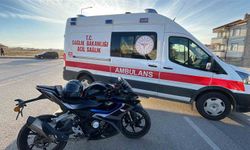 Ciple motosiklet çarpıştı: 1 yaralı