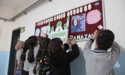 Cizre'de öğrenciler Ramazan ruhunu okullarda yaşıyor