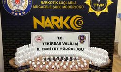 Çorlu'da 2 'torbacı' tutuklandı, 26 bin 730 sentetik ecza ele geçirildi