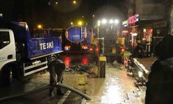 Çorlu'da gece yarısı altyapı alarmı: Kanalizasyon hattı çöktü