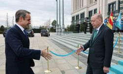Cumhurbaşkanı Erdoğan, Yunanistan Başbakanı Miçotakis'i kabul etti