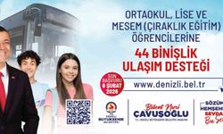 Denizli'de ulaşım desteğinde başvurular 8 Şubat'ta sona eriyor