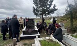 Depremde ölen Sergen Mudanya mezar başında anıldı