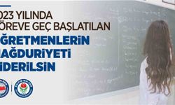 Eğitim-Bir-Sen: '2023 yılında göreve geç başlatılan öğretmenlerin mağduriyeti giderilsin'