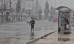 Elazığ'da yoğun kar yağışı