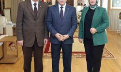 ESOB'dan Büyükşehir Belediye Başkanı Sekmen'e nezaket ziyareti