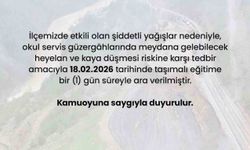 Feke'de taşımalı eğitime 1 gün ara verildi