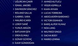 Galatasaray, Şampiyonlar Ligi kadrosunu UEFA'ya teslim etti