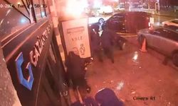 Gaziantep'te lüks restorana saldırı anı kameraya yansıdı