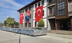 Germencik Belediyesi'nden çevre temizliğine 100 yeni çöp konteyneri