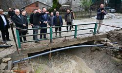 Isparta'da su baskını meydana gelen köyde hasar tespit çalışmaları başladı