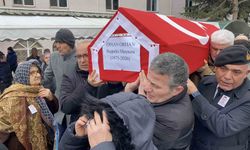 Kalp krizine yenik düşen polis memuru memleketinde son yolculuğuna uğurlandı