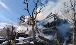 Kastamonu'da 2 katlı ev alevlere teslim oldu