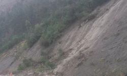 Kastamonu'da yağışların ardından heyelanlar meydana geldi