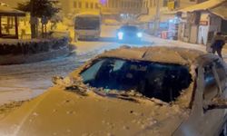 Kastamonu'nun yüksek kesimlerinde kar yağışı etkili oluyor