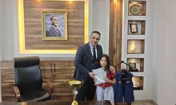 Kaymakam Dalak başarılı sporcu öğrencileri kabul etti