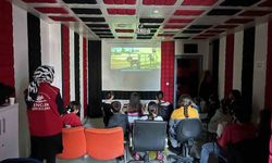 Kış kulübünde sinema etkinliği