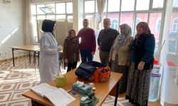 Köyde yaşayan vatandaşlara kanser taramalarının önemi anlatıldı