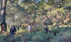 Köylülerden imece usulü temizlik etkinliği