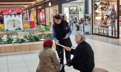 Kütahya'da Toplum Destekli Polislerden esnaf ve vatandaşlara bilgilendirme