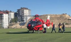 Malatya'da ambulans helikopter 70 yaşındaki hasta için havalandı