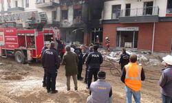 Malatya'da şantiyede korkutan yangın