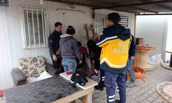 Matkapla elini delen işçi yaralandı