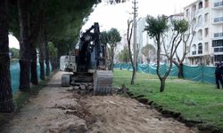 Menteşe Atatürk Bulvarında yürüyüş ve bisiklet yolları yenileniyor