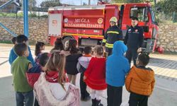 Miniklere yangın güvenliği eğitimi