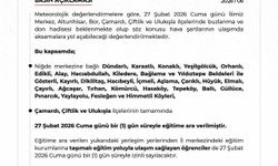 Niğde'de bazı okullarda eğitime ara verildi